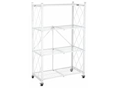 Origami R4-WR-WHT 4 Tier Wire Rack White