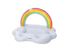 FUNBOY Giant Inflatable Rainbow Cloud Float