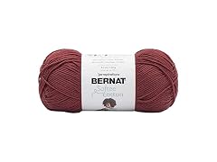 Bernat Softee Cotton Yarn for Crocheting Soft, Warm Red