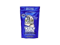 Celtic Sea Salt Light Grey Coarse, Unrefined, 8 oz Bag
