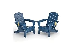 Takywep Folding Adirondack Chairs Set of 2