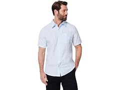 Amazon Essentials Men's Short Sleeve Linen Shirt