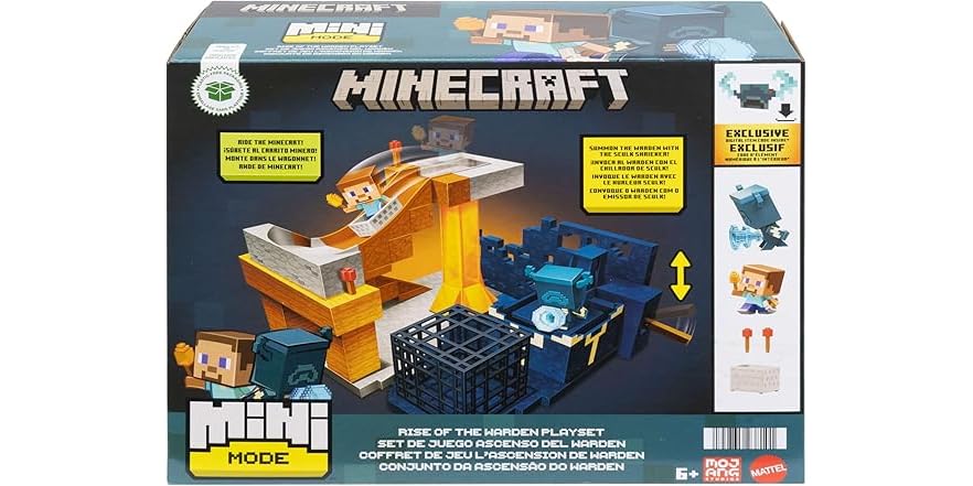 Mattel Minecraft Mini Mode Playset