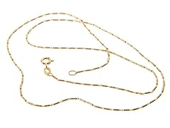 18kt Gold Plated 1 + 1 Tube Chain