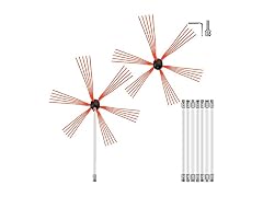Chimney Sweep Kit 26FT Length, Chimney Brush Kit
