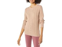 Amazon Essentials Women (L) Fisherman Sweater 8FBD