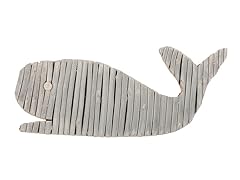 28"x12" Twig Whale Wall Decor