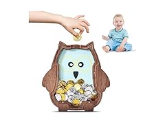 Wooden Owl Piggy Bank 