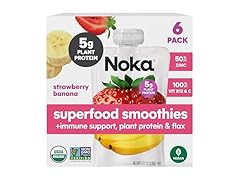 Noka Strawberry Banana Smoothie, 6pk