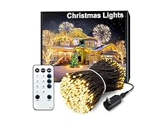 300 LED Christmas Lights Outdoor | 115ft