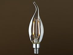 12-Pack Antique Style LED Candelabra Bulbs