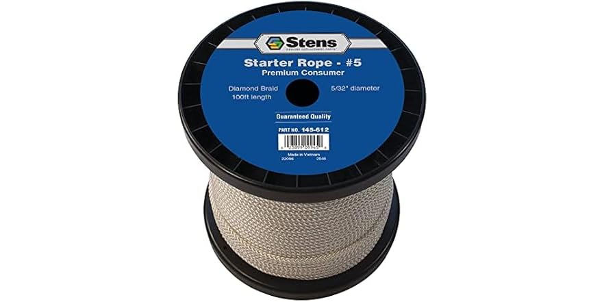 Stens New 100' Diamond Braid Starter Rope