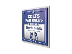 YouTheFan NFL Colts 3D Fan Rules Wall Art