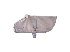 Pet Passion The Polar Fleece Coat,  Medium, Dove Gray
