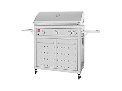 Fuego F36S-Pro-NG w/Lights & Rear Burner Free Standing Gas Grill