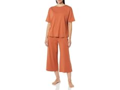Amazon Essentials Capri Wide-Leg Pajama Set (M)