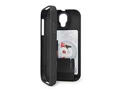 Galaxy S4 Case with Hinged Back - Black