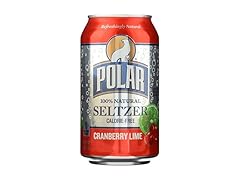 1CT Polar Beverages Cranberry Lime Seltzer, 12 oz