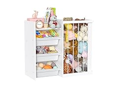 Wooden Kids Toy Storage Organizer,3-Tier Kids' Toy Storage O (Open Box)