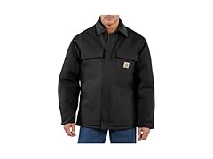 Duck Insulated Traditional Coat Black (4XL)