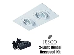 2-Light 70W Adjustable Gimbal Mini Recessed Kit