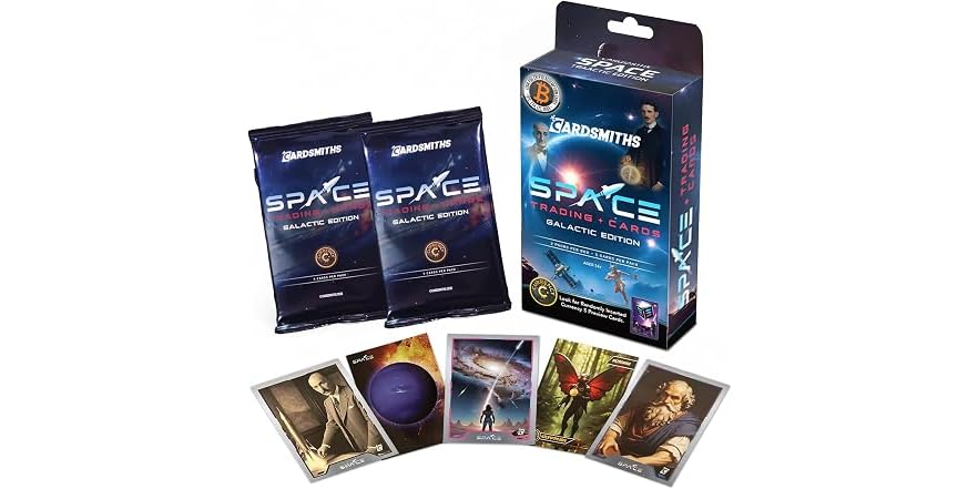 Spaz Card Cardsmith Space Trading Card Galactic Edition Collector Box