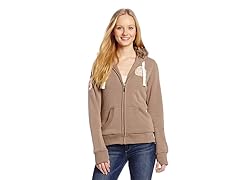 USPA Jrs Fleece Jacket Faux Fur, Wheat