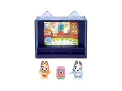 Bluey Fuzzies Episode Pack: Grannies, 3 Flocked Mini-Figures