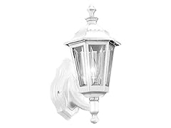 Cast Aluminum Wall Lantern, White