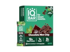 (24-Pack) IQBAR Plant Protein Bars: Chocolate Mint Chip