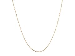 Diamond Cut Italian Forzatina 18K Plated Chain