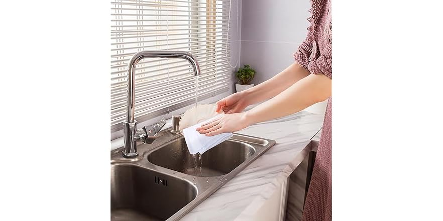 10 Pcs DIY Microfiber Kitchen Towels
