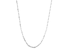 18in 14K White Gold Valentino Necklace