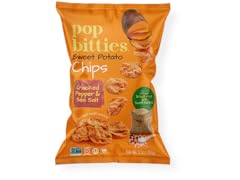 Pop Bitties 12 Pack Sweet Potato Chips Cracked Pepper & Sea Salt