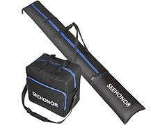 SEEHONOR Padded Ski and Boot Bag Combo
