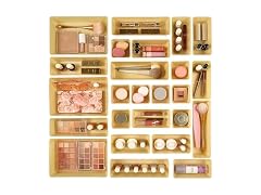 Vtopmart Beige 25 PCS Plastic Drawer Organizer
