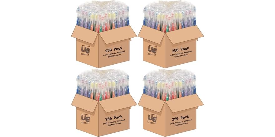 Multi Pack Toothbrush Set W/ Cover