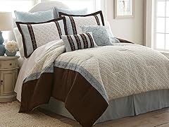 Baxtor 8-pc Comforter Set-Ivory-Queen