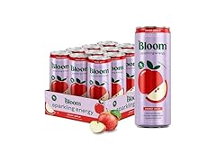 12PK Bloom Nutrition Sparkling Energy Drink - Crisp Apple