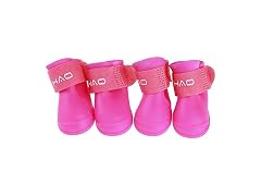 GabeFish Waterproof Silicone Small, Medium Dogs Rain Boots