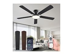 ZMISHIBO 52" Flush Mount Ceiling Fan