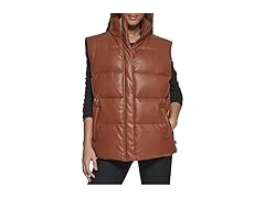 Levi's Women's Vegan Leather Puffer Vest
