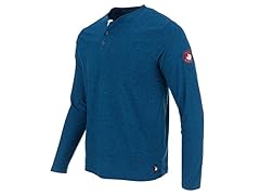 CWG Men's Two Tone Supreme Soft Henley