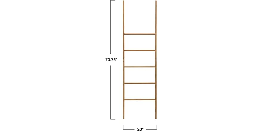 Bloomingville Bamboo Ladder Rack