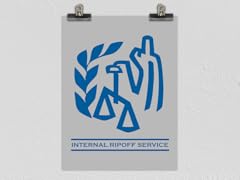 "Internal Ripoff Service" 12" x 16" Matte Poster