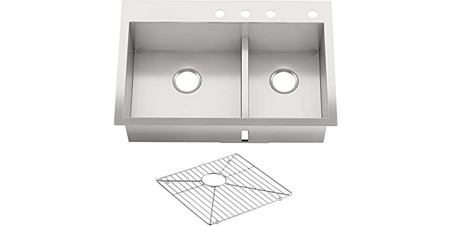 KOHLER Vault 33" Double-Bowl Sink