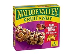 6CT Nature Valley Fruit & Nut Granola Bars, Dark Chocolate Cherry