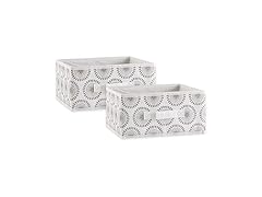 (2 Piece) Polyester Storage Bin