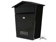 Indoor/Outdoor Wall Mount Locking Mailbox