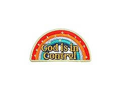 GELATUDU God is in Control Rainbow Patch